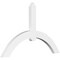 Ekena Millwork Archdale Architectural Grade PVC Gable Bracket, 48"W x 30"H x 2"D x 4"F, 15/12 Pitch GBP048X30X0204ARC00 - alternate 1